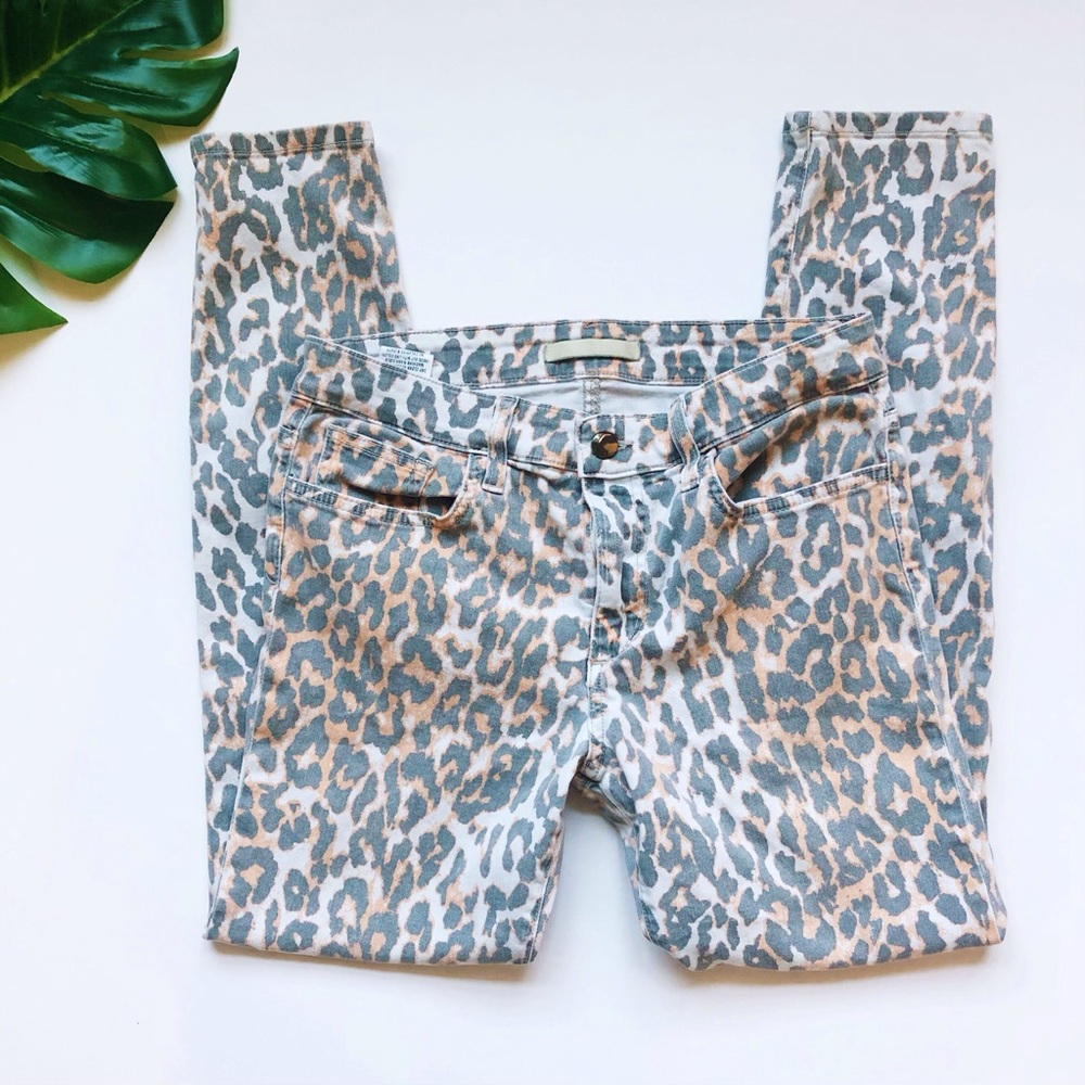 Joe’s jeans wild collection leopard jeans